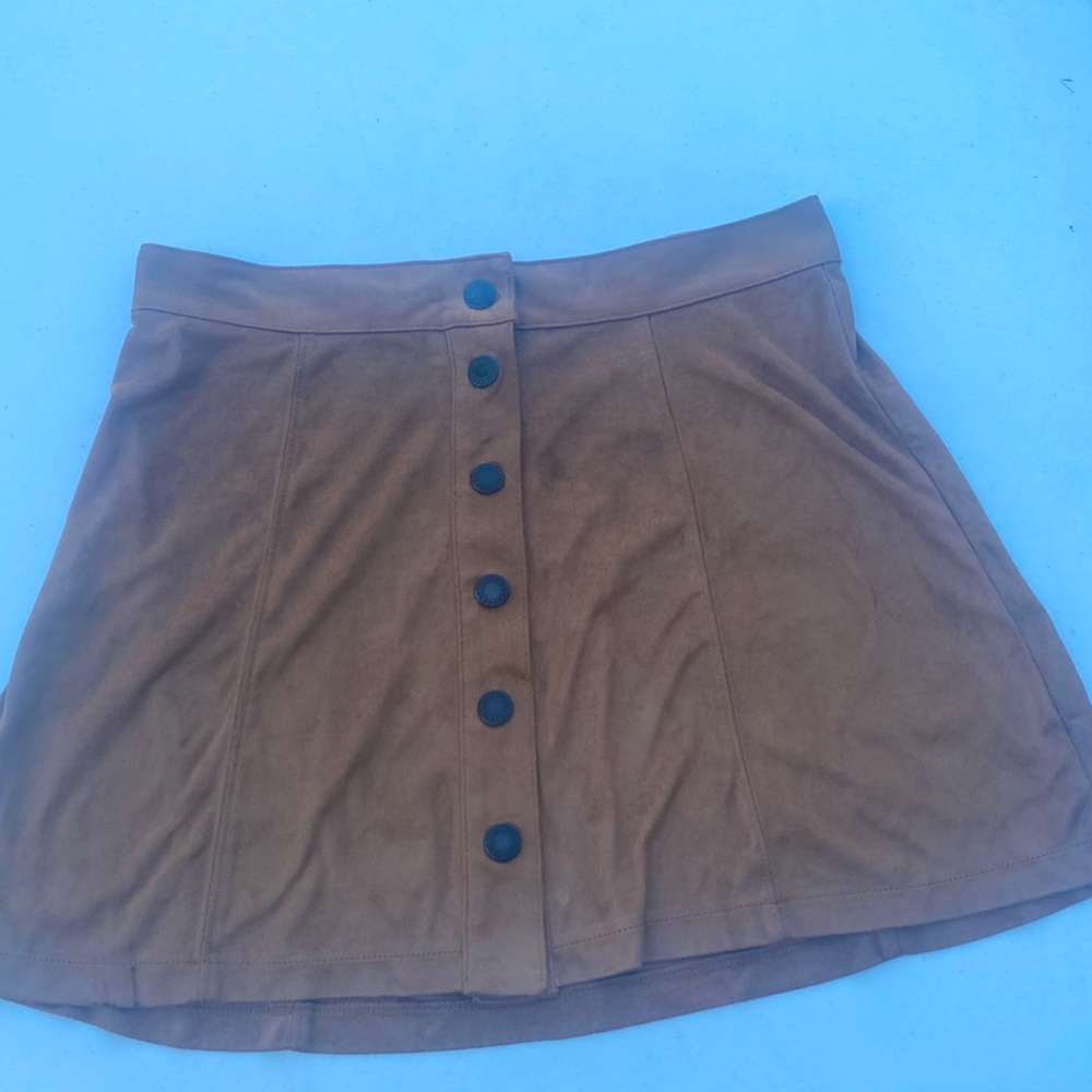 American eagle suede mini skirt